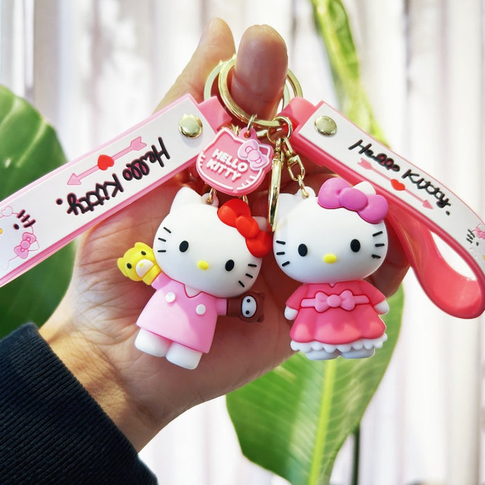 Wholesale PVC Cartoon Doll Keychain JDC-KC-WuYi132