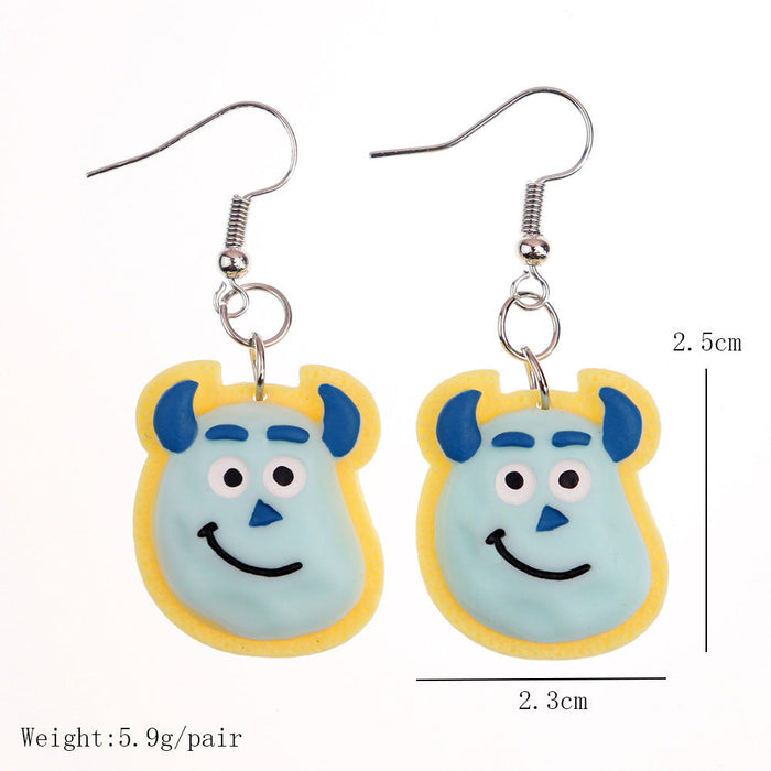 Wholesale Earrings Resin Fun Cute Cartoon (M) JDC-ES-niqing013