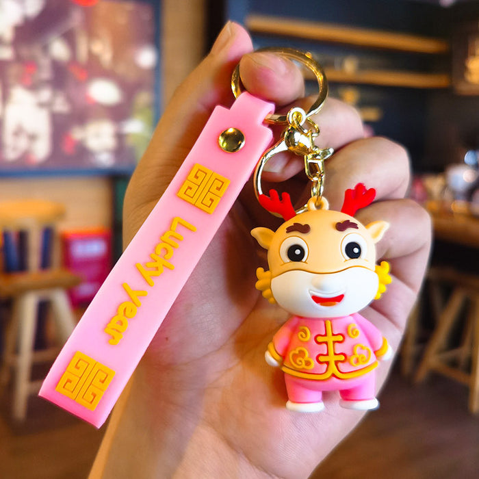 Wholesale Cartoon Doll Rubber Keychain JDC-KC-Tingm166