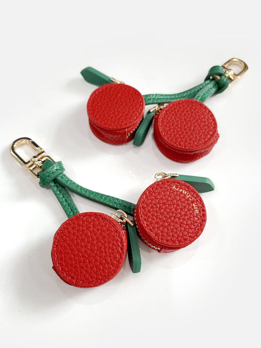Wholesale Cherry Fruit Keychain Mini Cute Coin Purse Bag