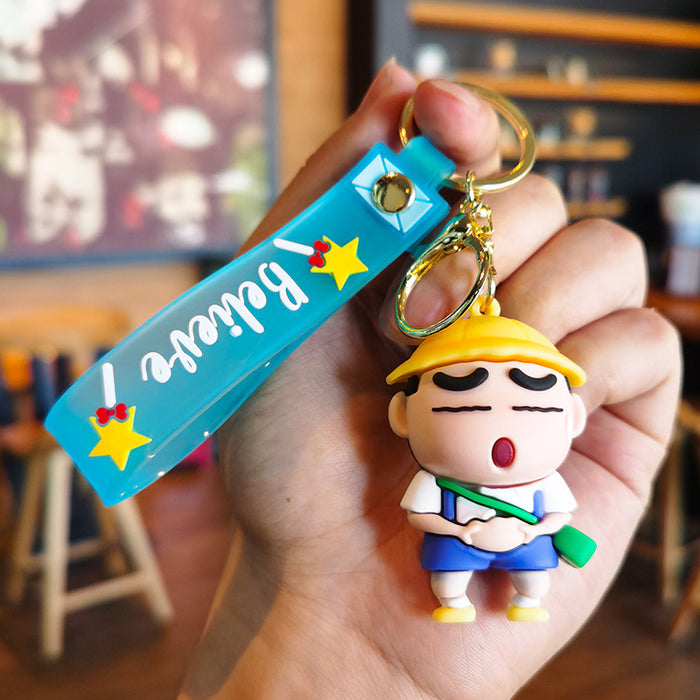 Wholesale Cartoon Doll Silicone Keychain JDC-KC-Tingm251