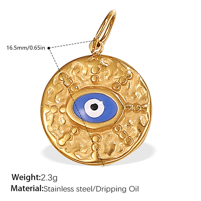 Wholesale DIY Stainless Steel Gold-Plated Necklace Pendant Accessories
