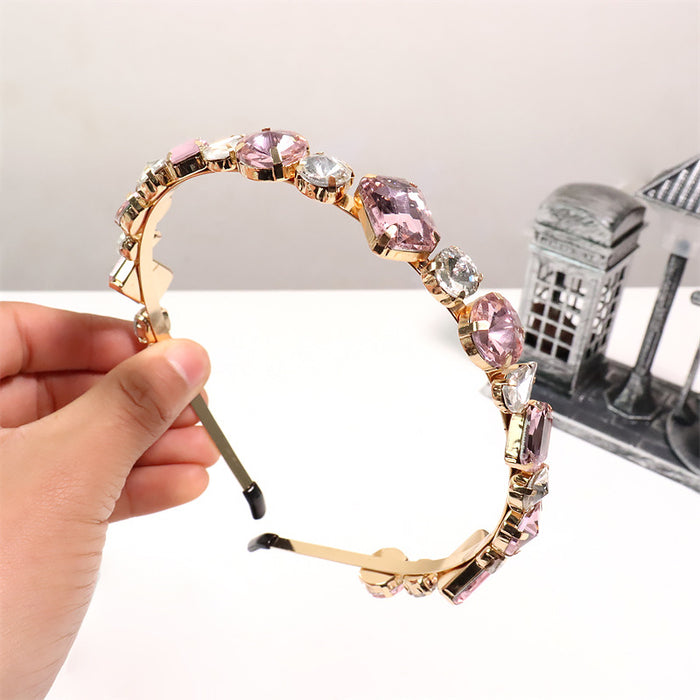 Wholesale Crystal Wide Edge Headband JDC-HD-ZC020