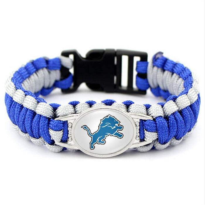 Wholesale Football  Alloy Buckle Woven Bracelet