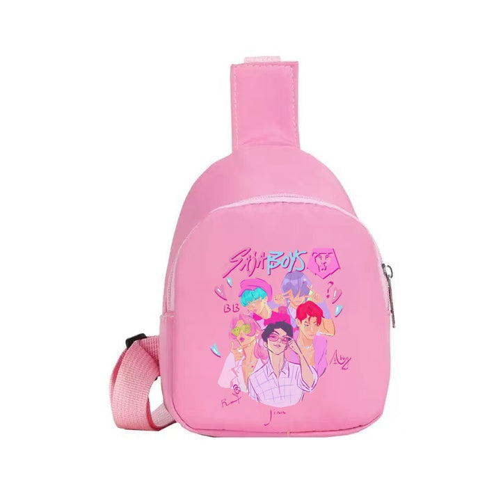Wholesale   kpop Cute Anime Cartoon Print Shoulder Bags