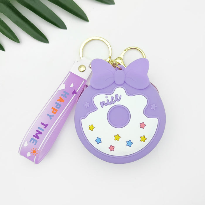 Wholesale Mini silicone round cartoon wallet