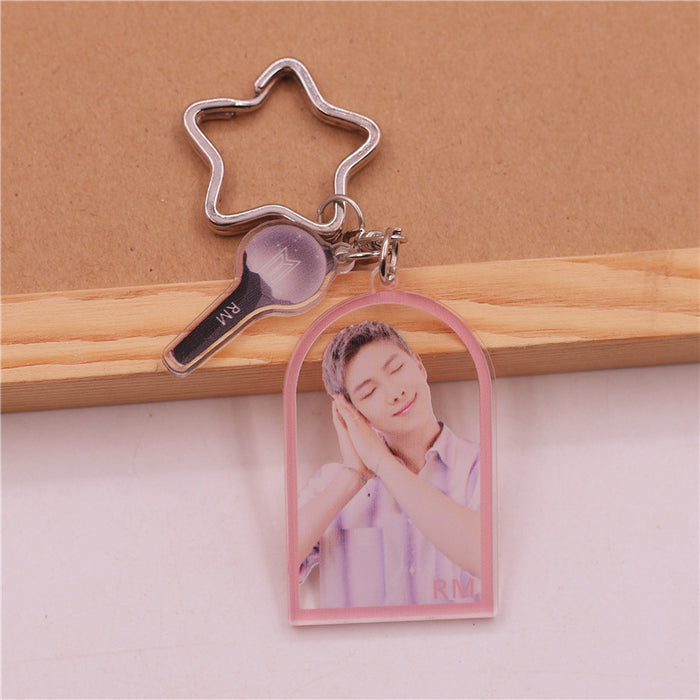 Wholesale Creative KPOP Acrylic Keychain JDC-KC-SuBo004