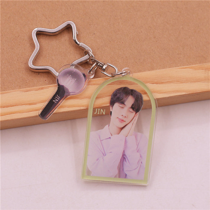 Wholesale Creative KPOP Acrylic Keychain JDC-KC-SuBo004