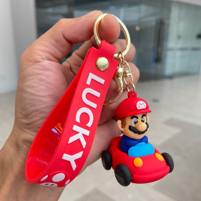 Wholesale Car keychain, cartoon doll, backpack pendant, keychain, car ornament, claw machine, small gift