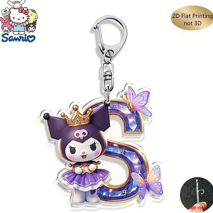 Wholesale Acrylic 26 Letter Alphabet Keychain Set Cute Cartoon Design MOQ≥2
