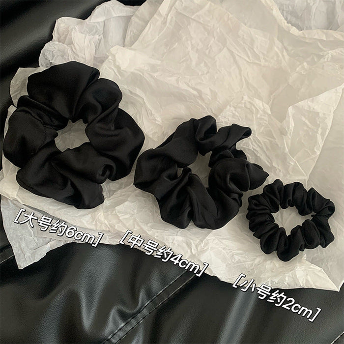 Wholesale fabric silk satin hair rope JDC-HS-Shengxuan002