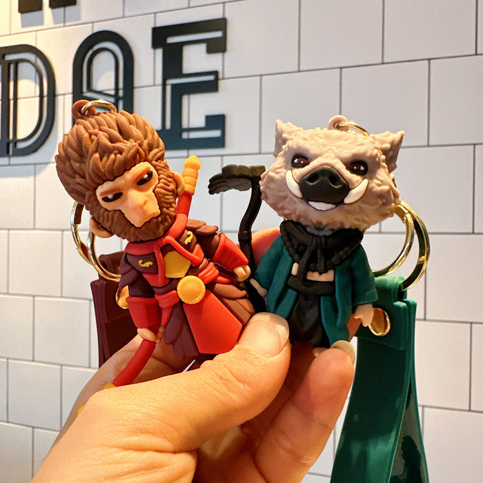 Wholesale Cartoon Black Myth Key Pendant