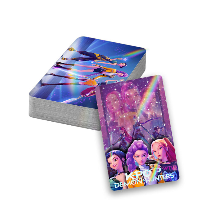 Wholesale 60pcs Laser Flash Cards, Kpop Double-Sided Anime Periphery,  Photo Cards,  Collectible Cards