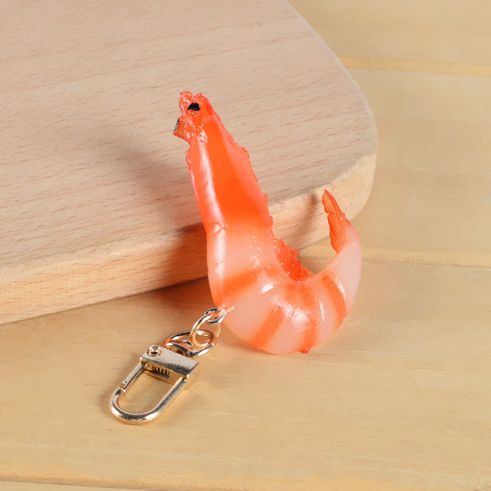Wholesale PVC Simulated Food Keychain Charms Realistic Chicken Wing Roast Duck And Braised Pork Pendant MOQ≥5