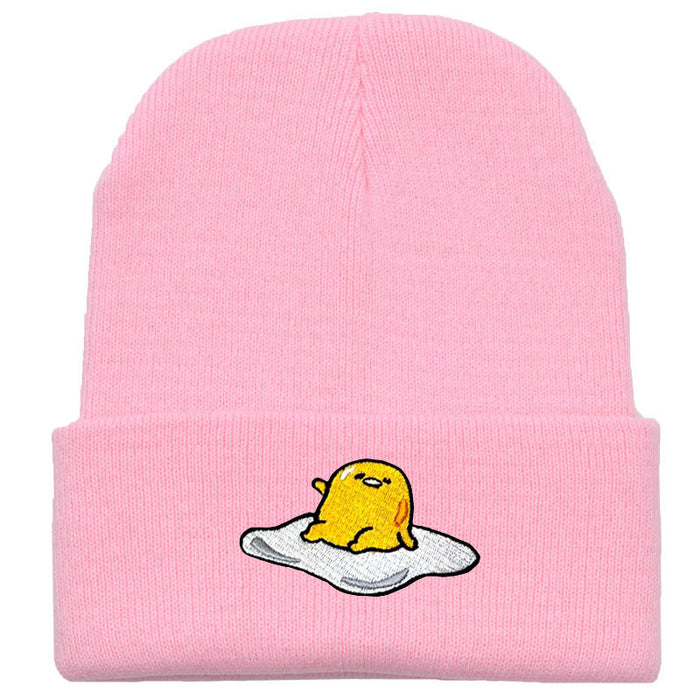 Wholesale Cartoon Embroidery Winter Warm Woolen Hat JDC-FH-PeiN001