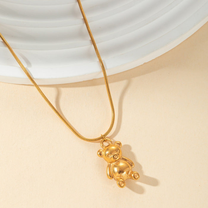Wholesale Stainless Steel Clavicle Chain Necklace — Asymmetrical Design featuring a Bowknot  Rhinestone Accents  and Heart Pendant