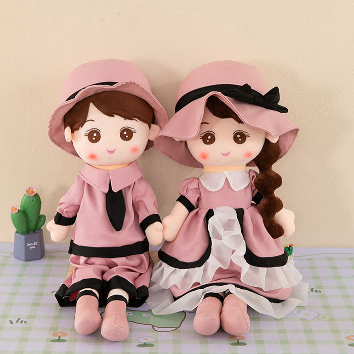 Wholesale New Couple Bed Doll Wedding Doll A Pair of Plush Toys Children Sleeping Doll Wedding Gift Boys and Girls JDC-DO-MW007