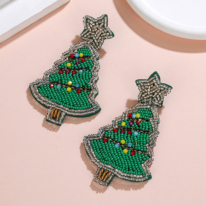 Wholesale  Christmas tree earrings