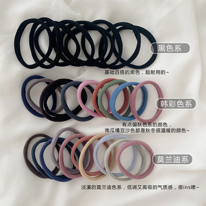 Wholesale plush high elastic hair rope  JDC-HS-Shengxuan008