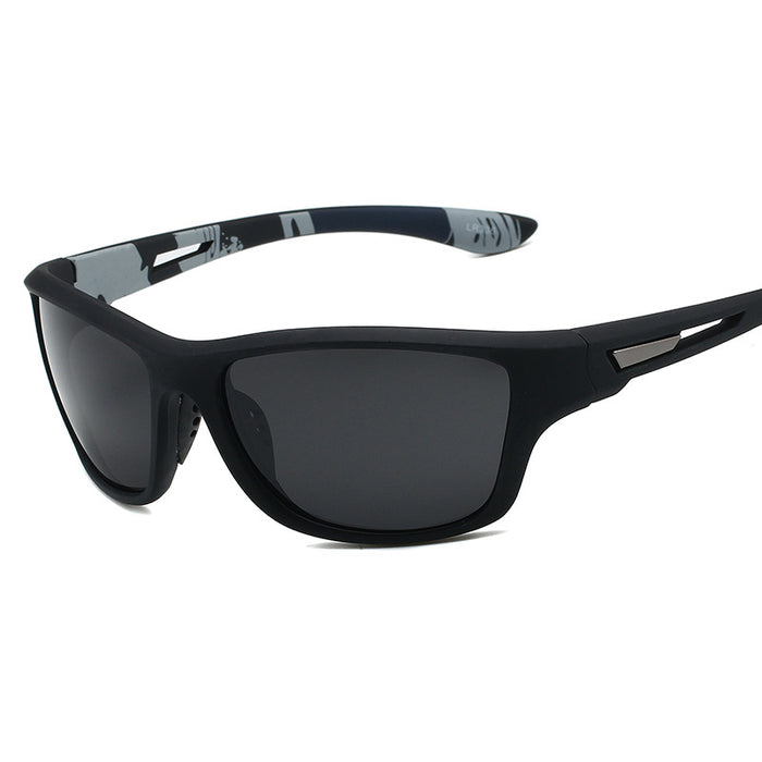 Wholesale Men's Polarized Colorful Film Dust-proof Cycling PC Sunglasses JDC-SG-HongR017