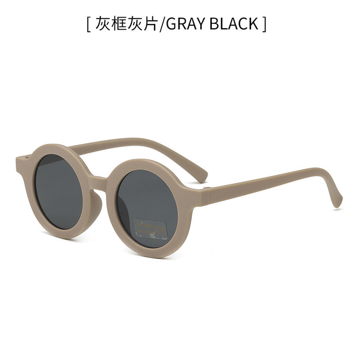 Wholesale Children's sunglasses, sunshade sunglasses, baby fashion, UV protection, cute cartoon round glasses