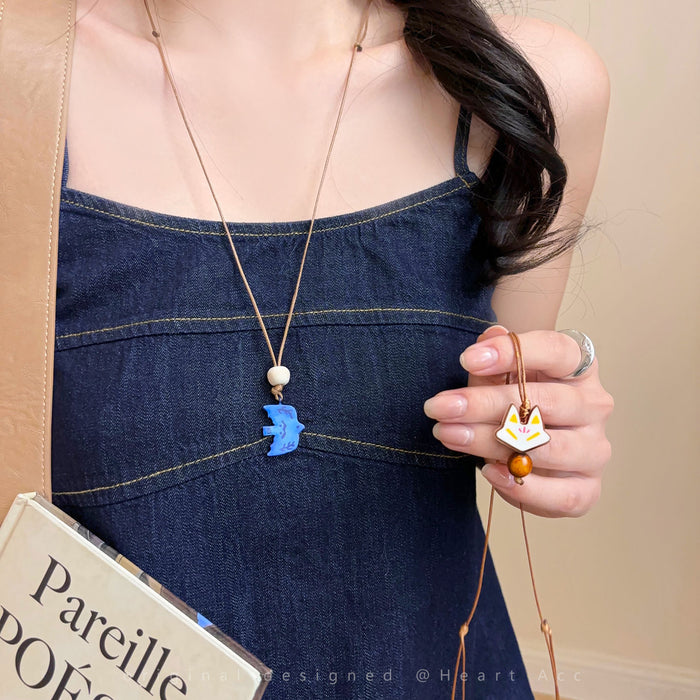 Wholesale Pendant necklace accessories, niche design, simple collarbone chain