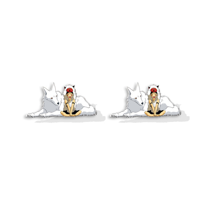 Wholesale Cartoon Anime Acrylic Earrings (F) JDC-ES-XiangL065