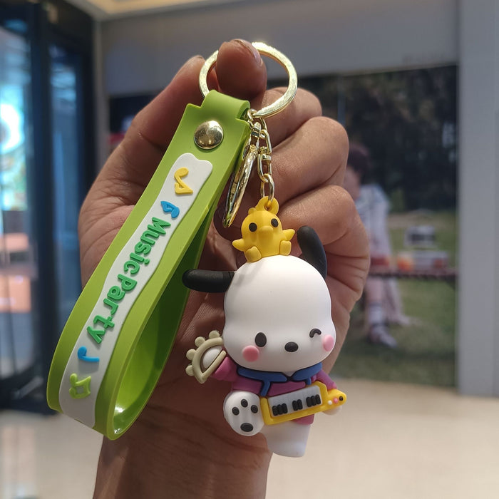 Wholesale Cartoon Silicone Doll Keychain JDC-KC-KuangK022