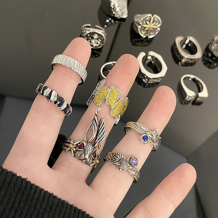 Wholesale Vintage new vintage ring with adjustable ring design, niche design