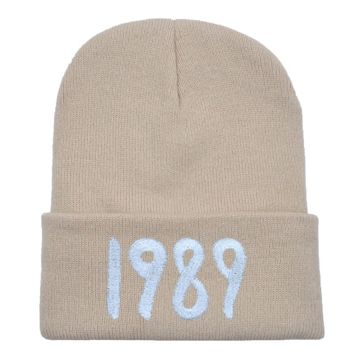 Wholesale Acrylic 1989 Embroidered Woolen Knitted Hat JDC-FH-PN002