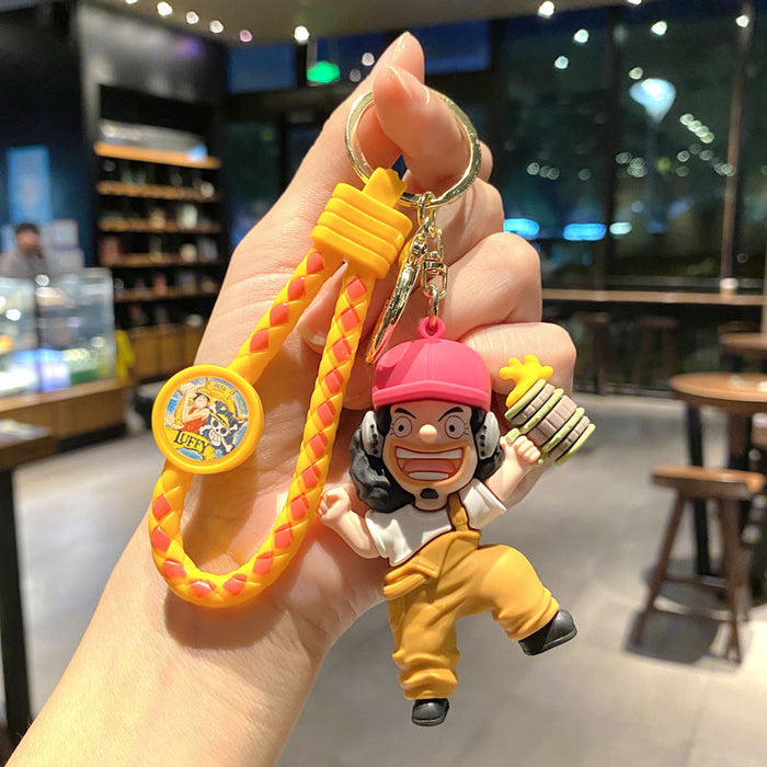 Wholesale Metal Keychain Cartoon Anime Cosplay Bag Charm Gift for Car Key Accessory MOQ≥2