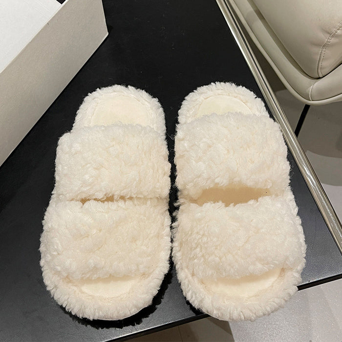 Wholesale Cute Cartoon Plush Warm Home Indoor Cotton Slippers JDC-SP-Lians009