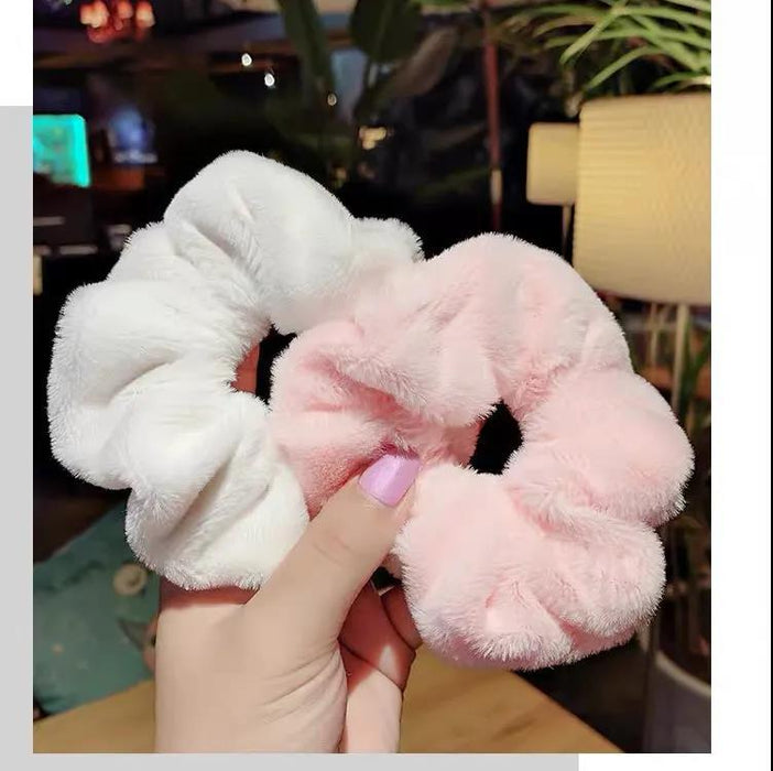 Wholesale Korean Autumn and Winter Cute Imitation Rabbit Velvet Hair Scrunchies
