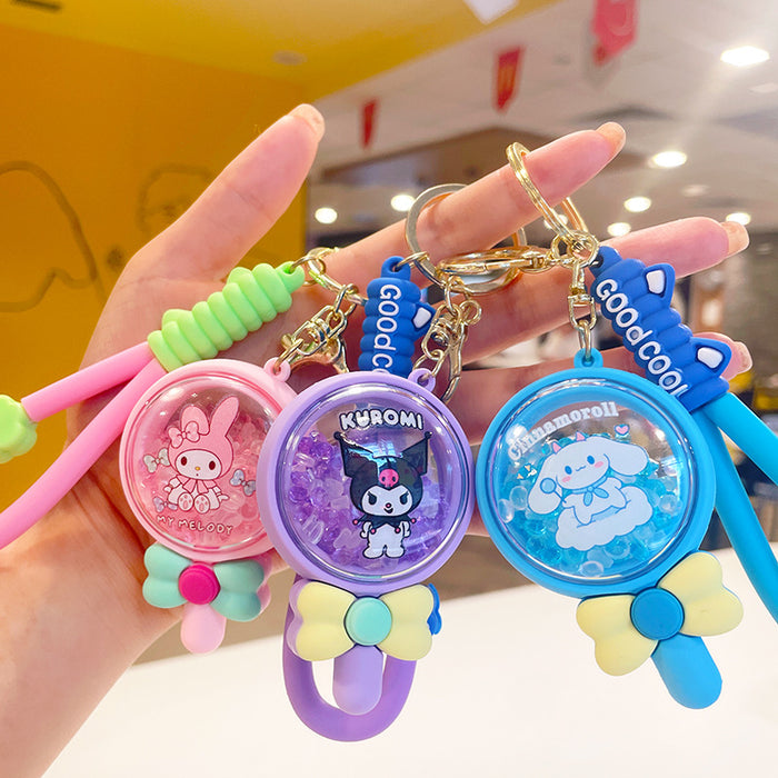 Wholesale Silicone Cute Cartoon Doll Keychain JDC-KC-LiuFan022