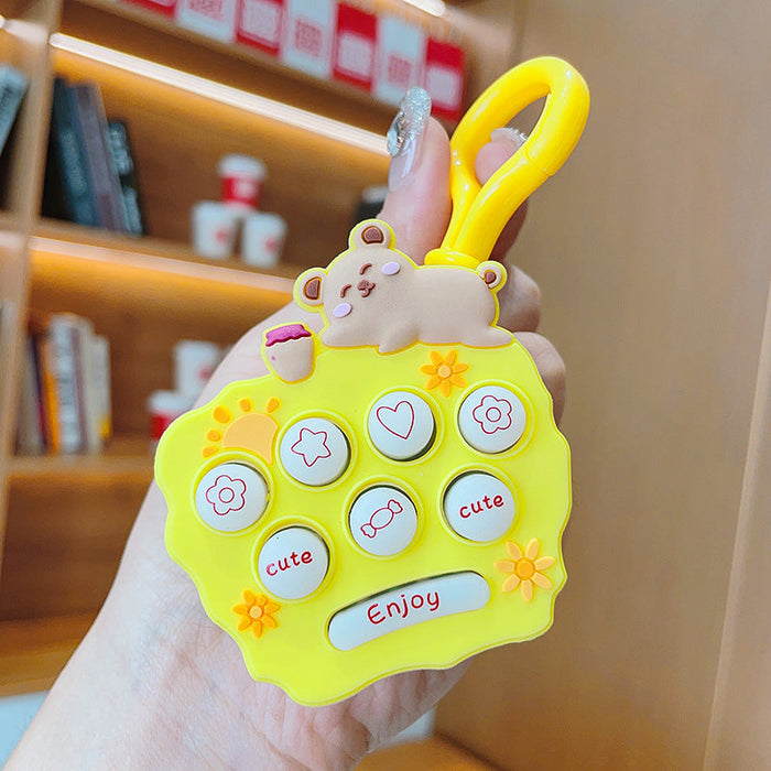 Wholesale Cartoon Rabbit Doll Gopher Machine Keychain JDC-KC-ShuoT008