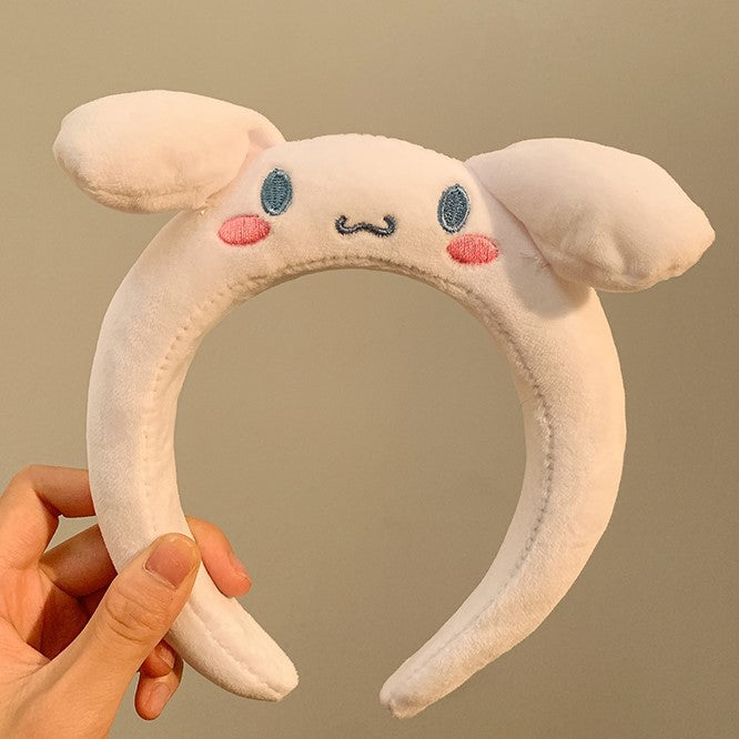 Wholesale Cartoon Cute Plush Headdress Makeup Headband Hairband Hairpin Ring Female Headband JDC-HD-Shuy008