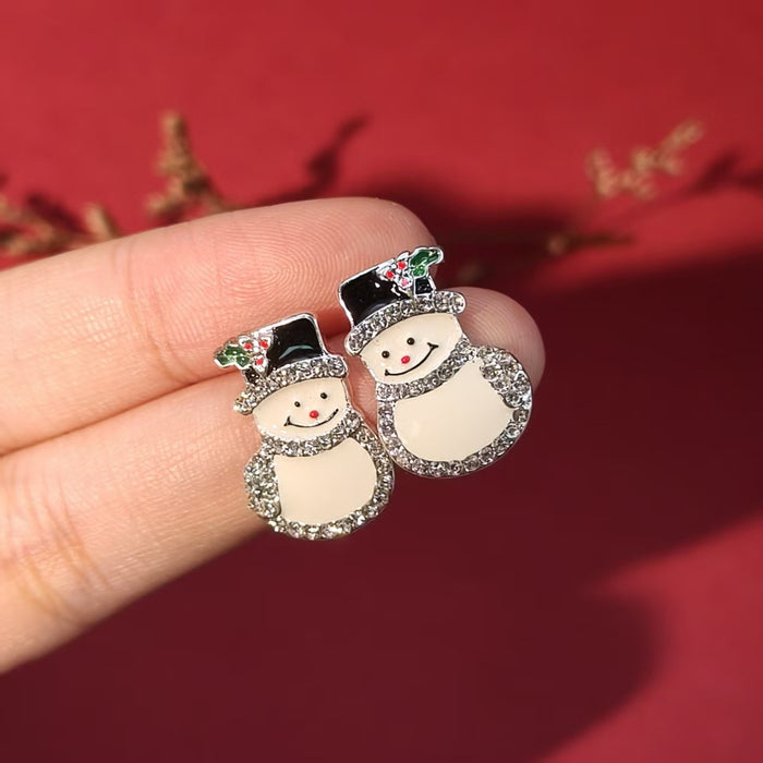 Wholesale Cute Cartoon Niche Christmas Earrings