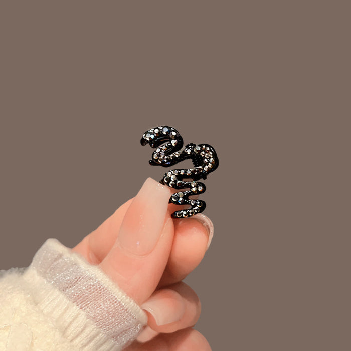 Wholesale Rhinestone Wave Clip small size Hairpin Headwear