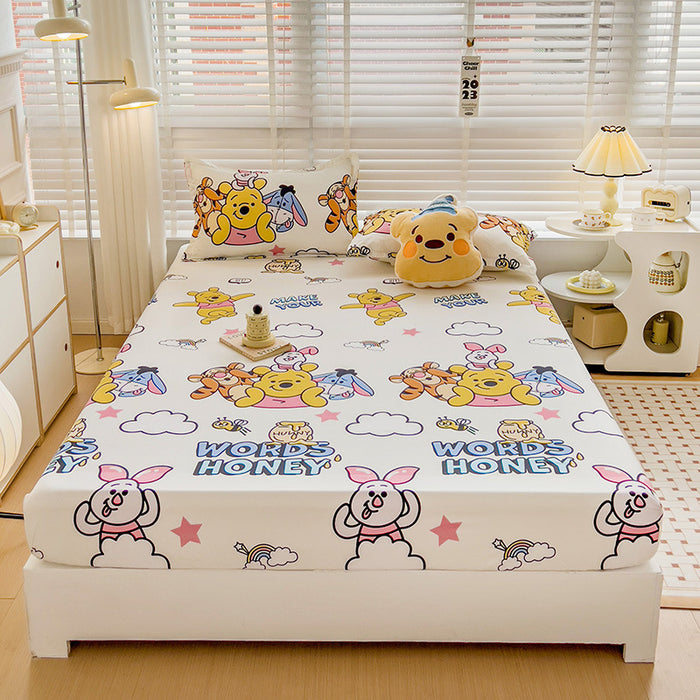 Wholesale Cartoon Bed Sheets, Dust Covers, Protective Covers, Skin Friendly and Frosted Bed Sheets  JDC-SEE-AiErMei005