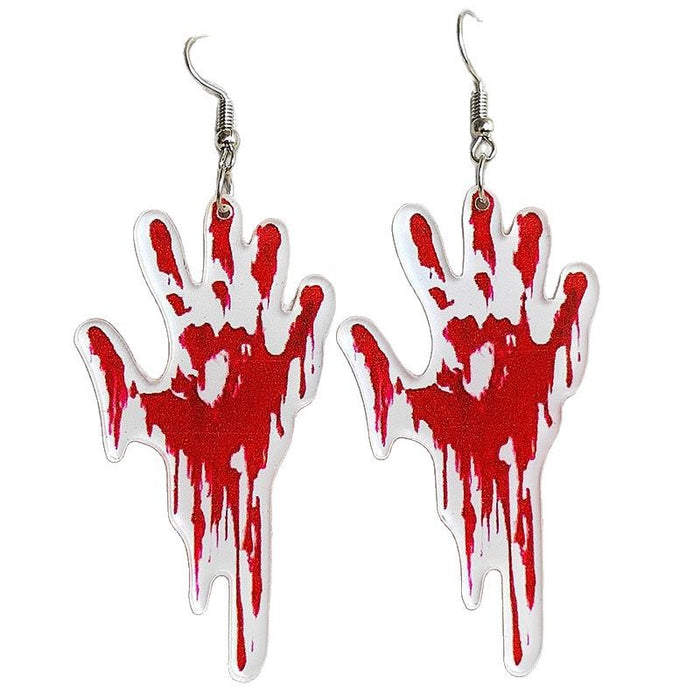 Wholesale  themed earrings,  acrylic printed products,