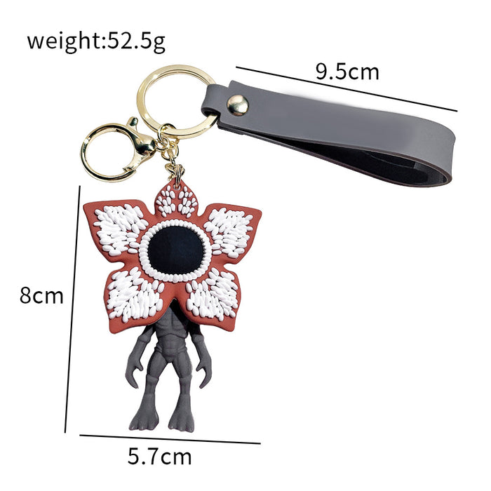 Wholesale Cartoon Silicone Doll Keychain JDC-KC-QiChao041