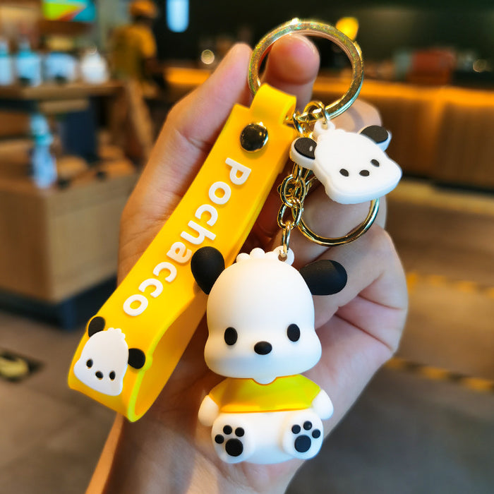 Wholesale Cartoon Doll Silicone Keychain JDC-KC-Tingm203