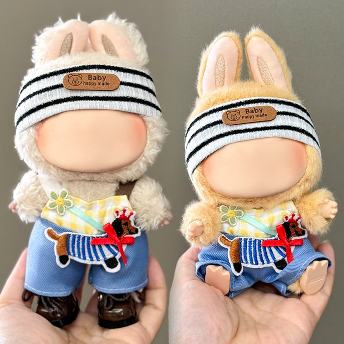 Wholesale Only clothes are suitable for 17cm blind box pendant plush doll clothes