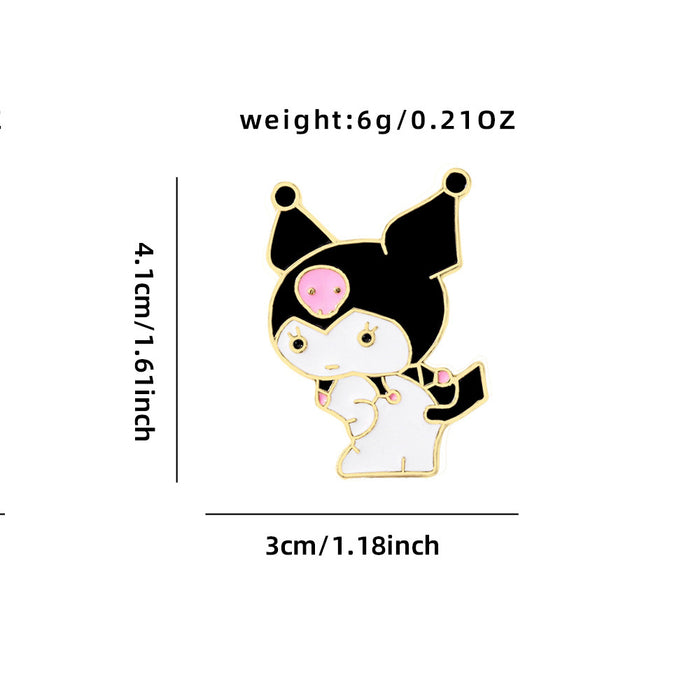 Wholesale Cute cartoon metal badge backpack pendant gift jewelry accessories