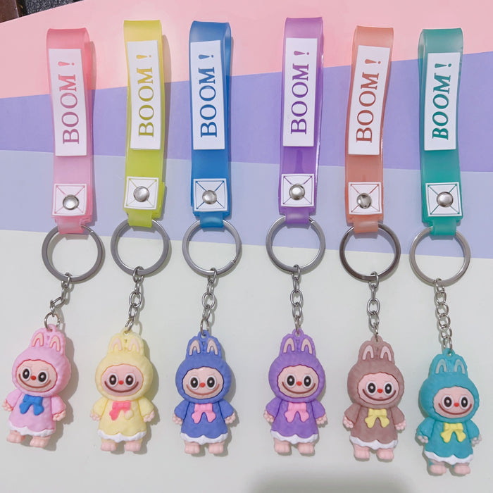 Wholesale Cartoon Loving Little Sheep Keychain Pendant,  Cute Student Bag Pendant,  Couple Style Small Gift Stall
