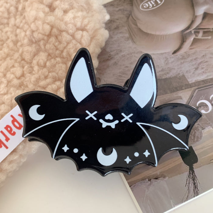 Wholesale Acrylic  series cartoon funny hairpins cartoon ghost pumpkin hair scratch head hair accessories