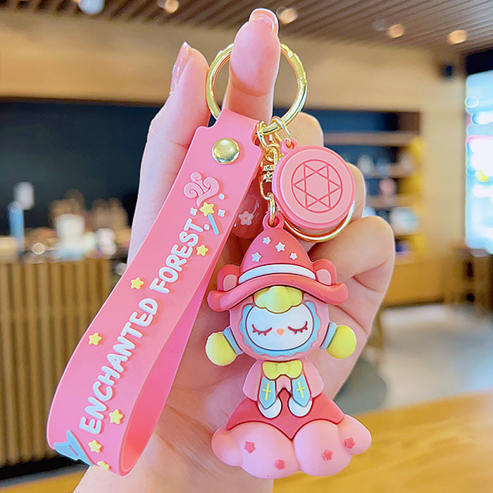 Cadena de teclas de muñeca de dibujos animados al por mayor jdc-kc-kum020