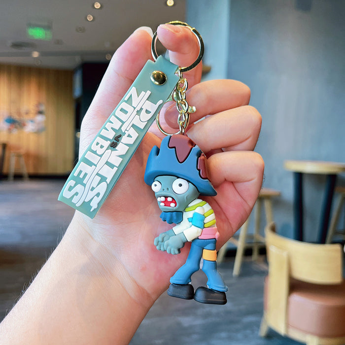 Wholesale Zombie keychain pendant school bag pendant car keychain accessories