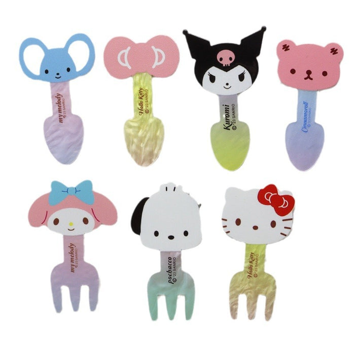 Wholesale 10pcs Cartoon Cute Animal Fork Spoon Acrylic Diy Decorative Patch Accessories JDC-FK-YaoL026