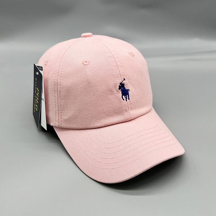Wholesale Horse Embroidery Baseball Cap Pure Cotton Washed Cloth Unisex Sun Protection